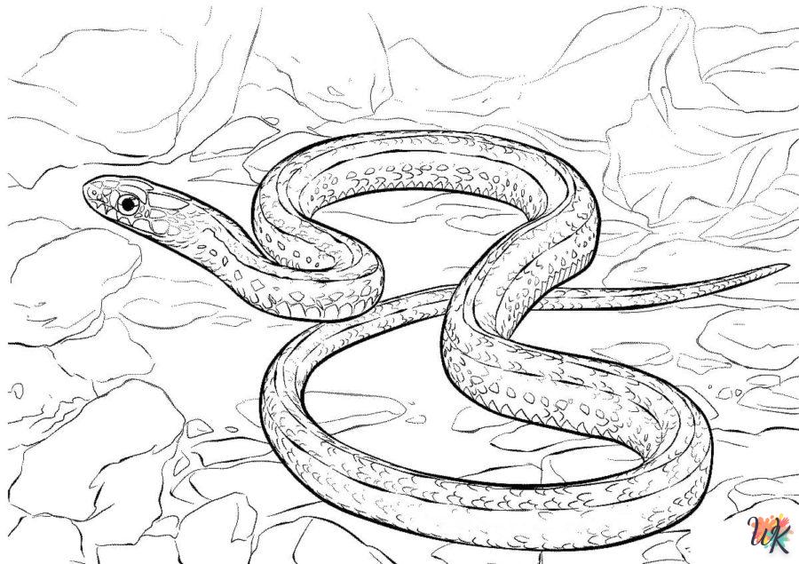 Dibujos para Colorear Serpiente 113