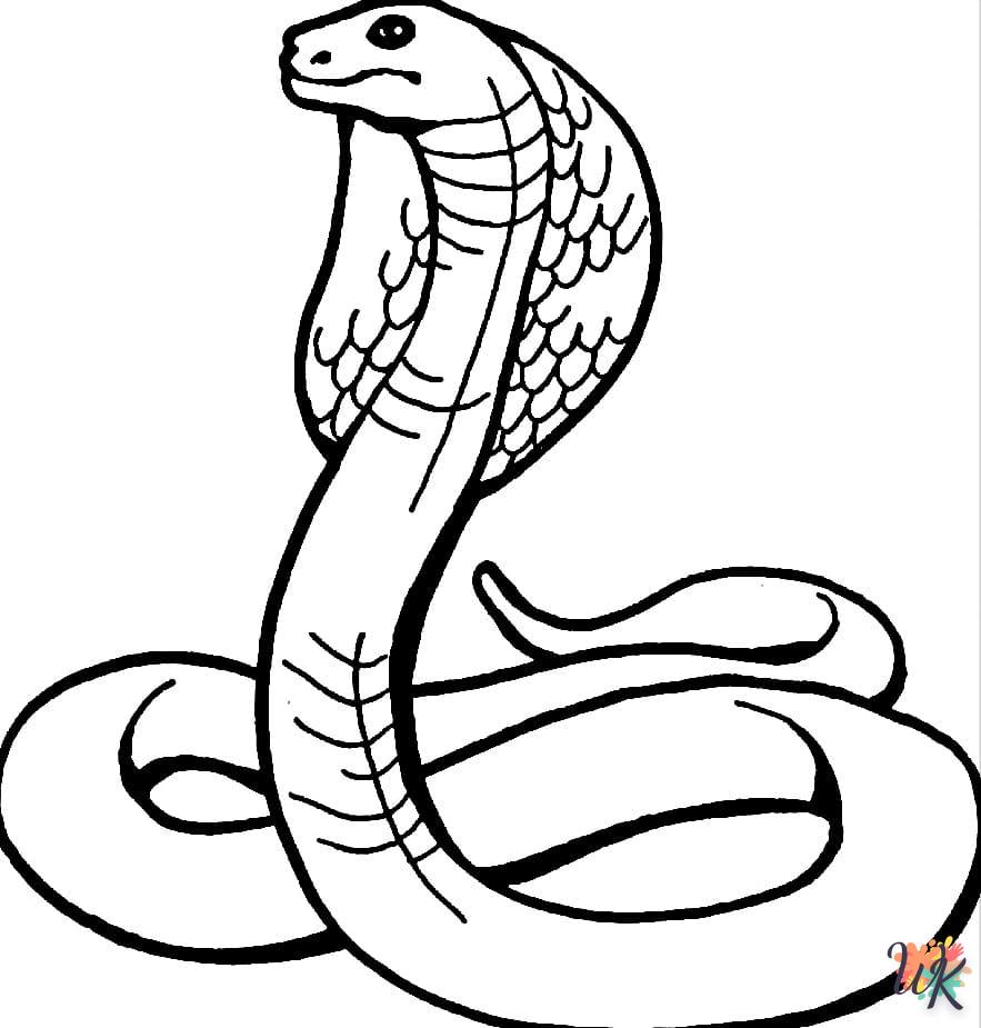 Dibujos para Colorear Serpiente 115