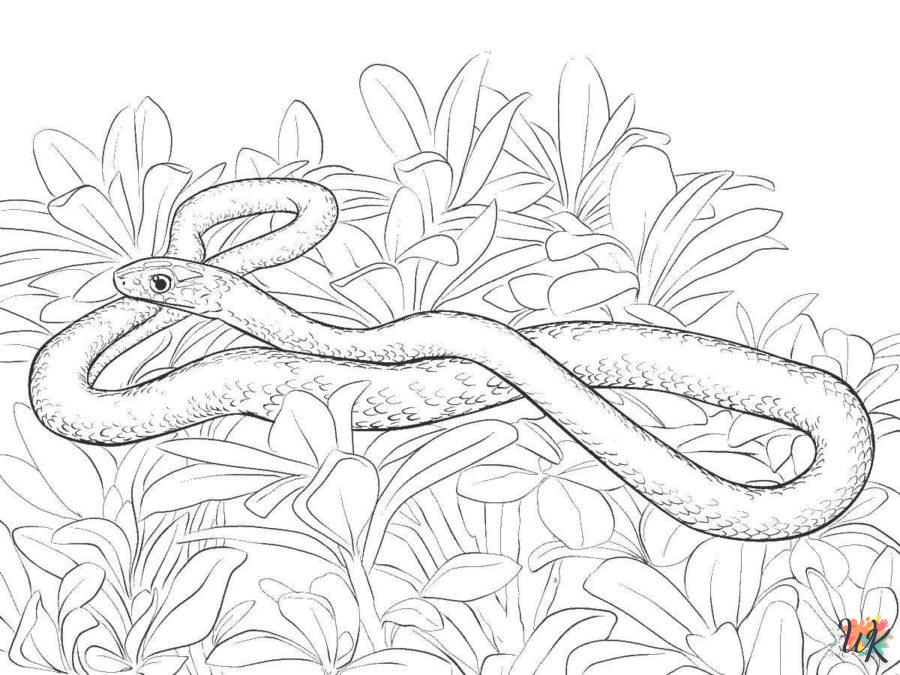 Dibujos para Colorear Serpiente 125