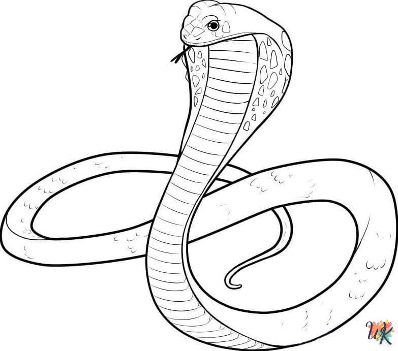 Dibujos para Colorear Serpiente 28