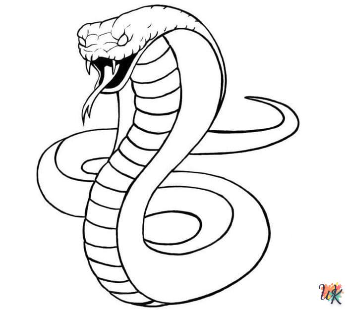 Dibujos para Colorear Serpiente 29