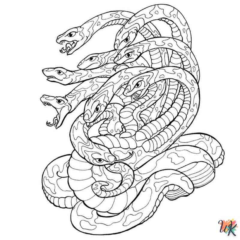 Dibujos para Colorear Serpiente 30