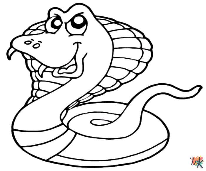 Dibujos para Colorear Serpiente 31