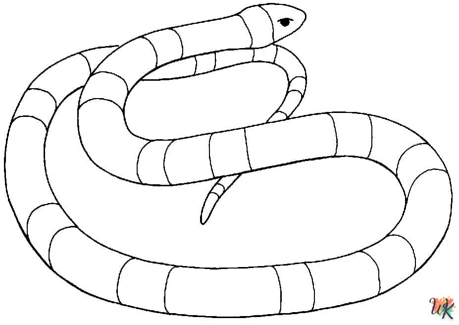Dibujos para Colorear Serpiente 32
