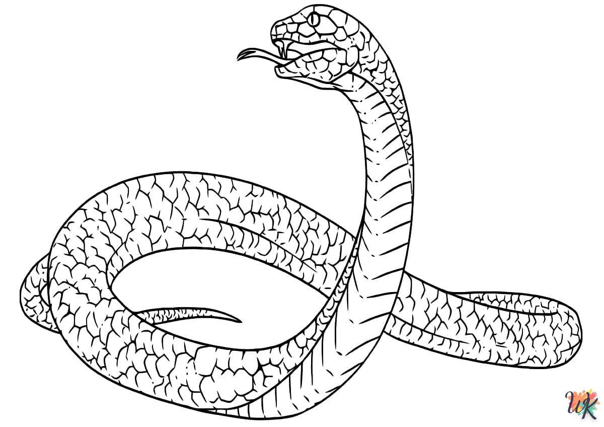 Dibujos para Colorear Serpiente 54