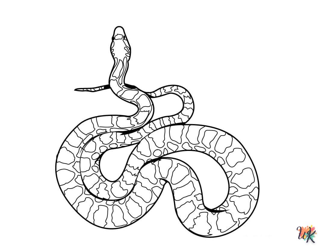Dibujos para Colorear Serpiente 57