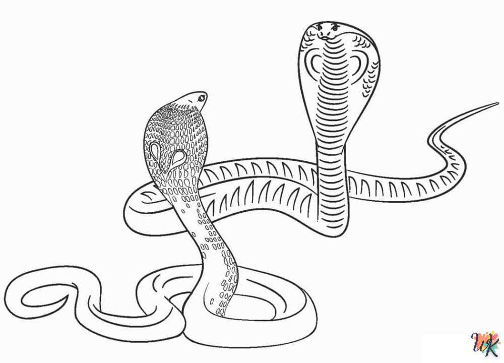 Dibujos para Colorear Serpiente 59