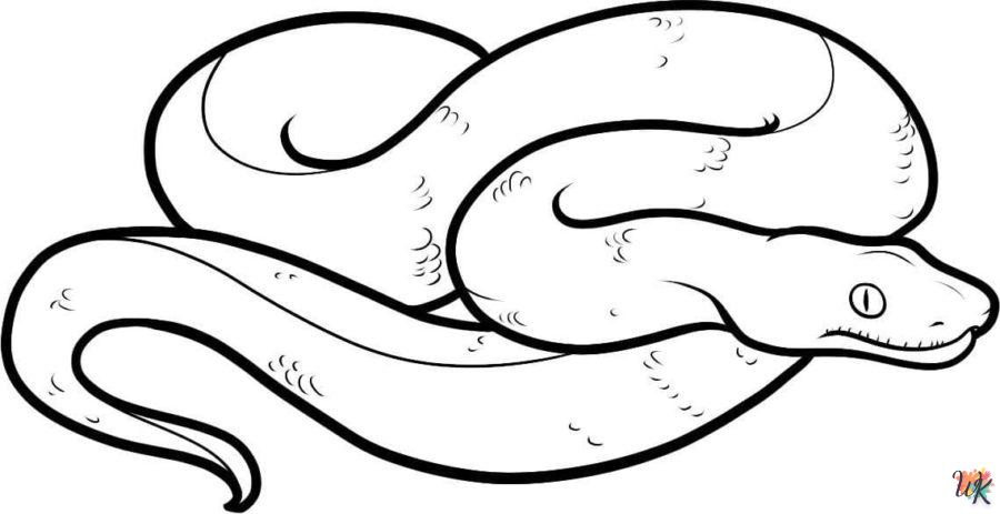 Dibujos para Colorear Serpiente 62