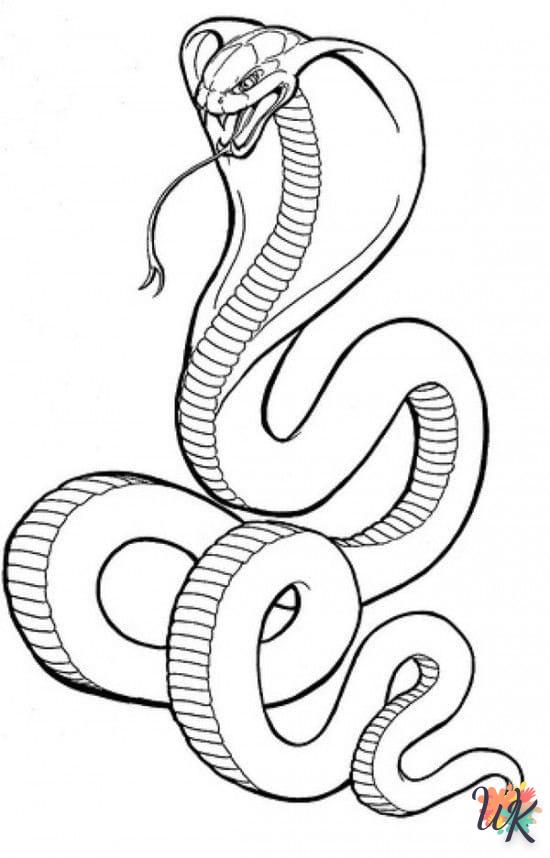Dibujos para Colorear Serpiente 63