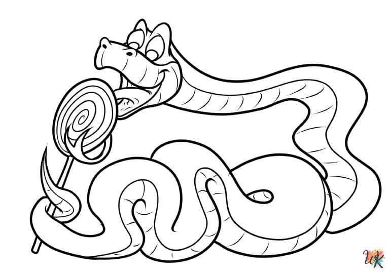 Dibujos para Colorear Serpiente 64