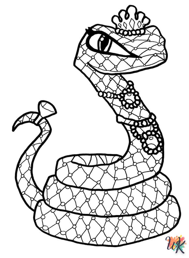 Dibujos para Colorear Serpiente 70