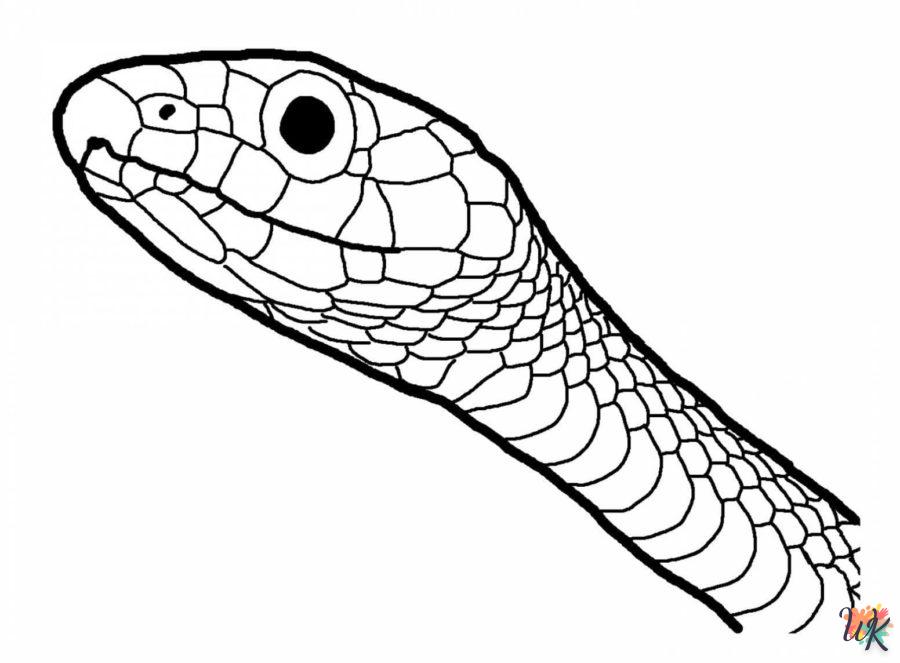 Dibujos para Colorear Serpiente 74