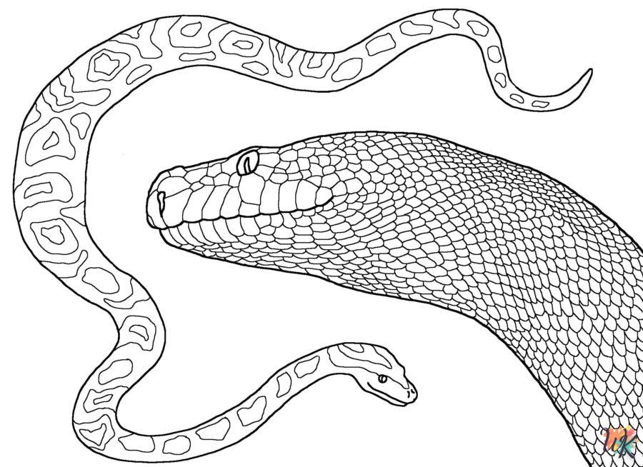 Dibujos para Colorear Serpiente 75