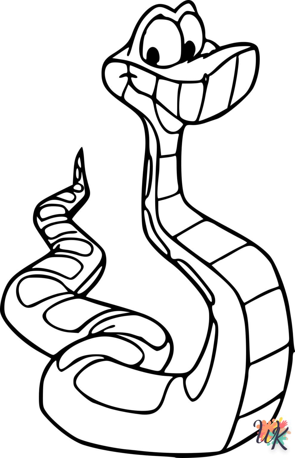 Dibujos para Colorear Serpiente 77