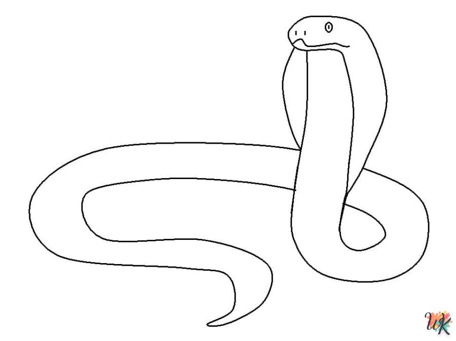 Dibujos para Colorear Serpiente 78