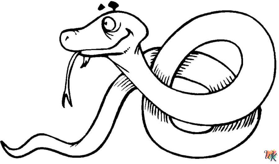 Dibujos para Colorear Serpiente 81