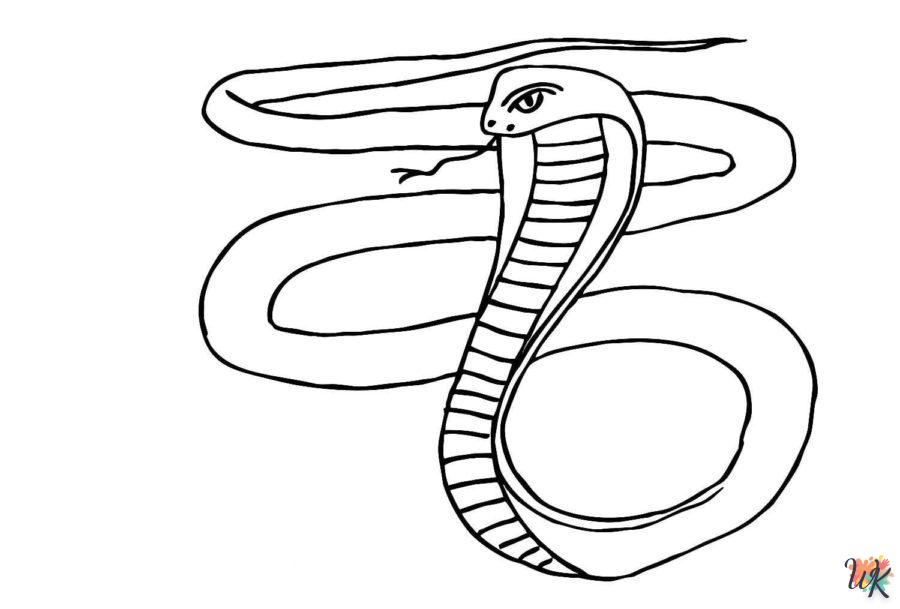 Dibujos para Colorear Serpiente 82
