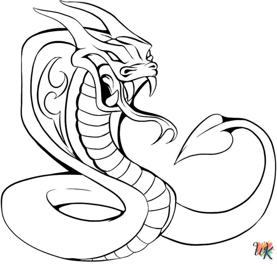 Dibujos para Colorear Serpiente 83
