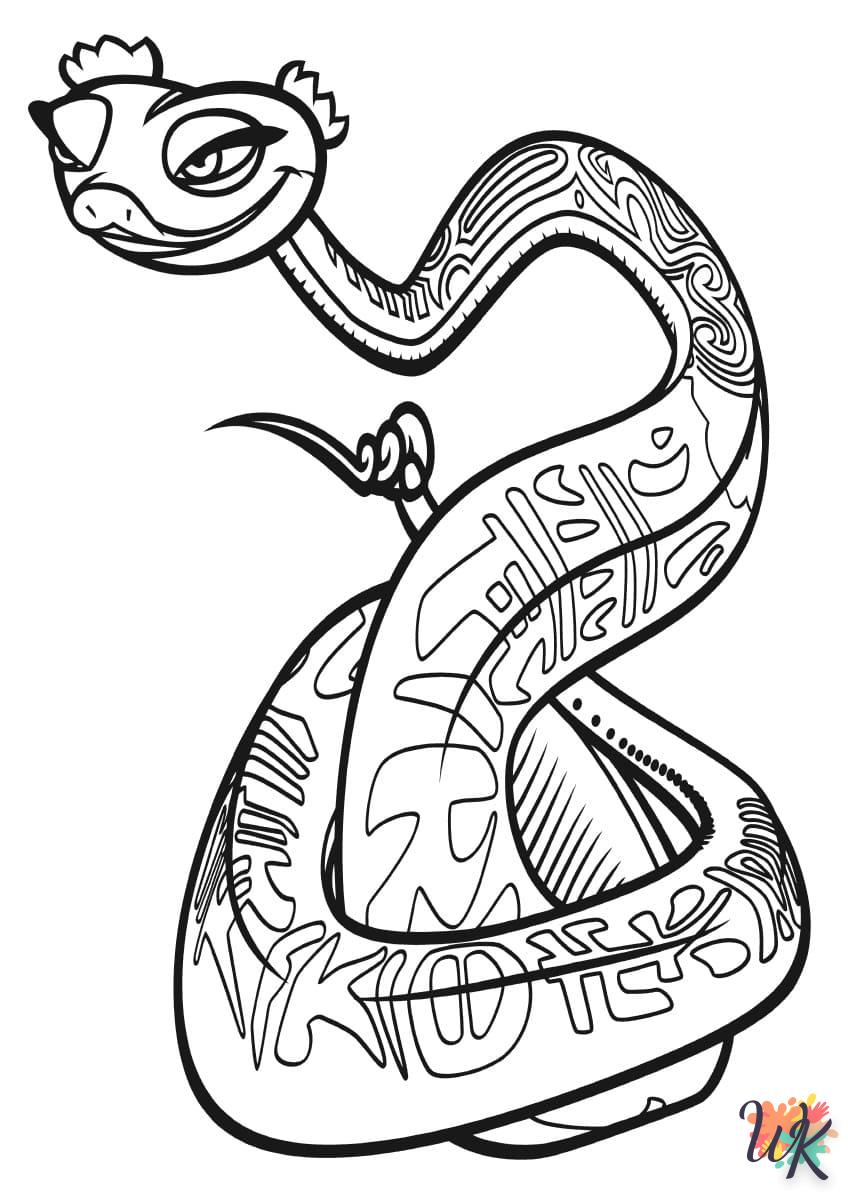 Dibujos para Colorear Serpiente 86