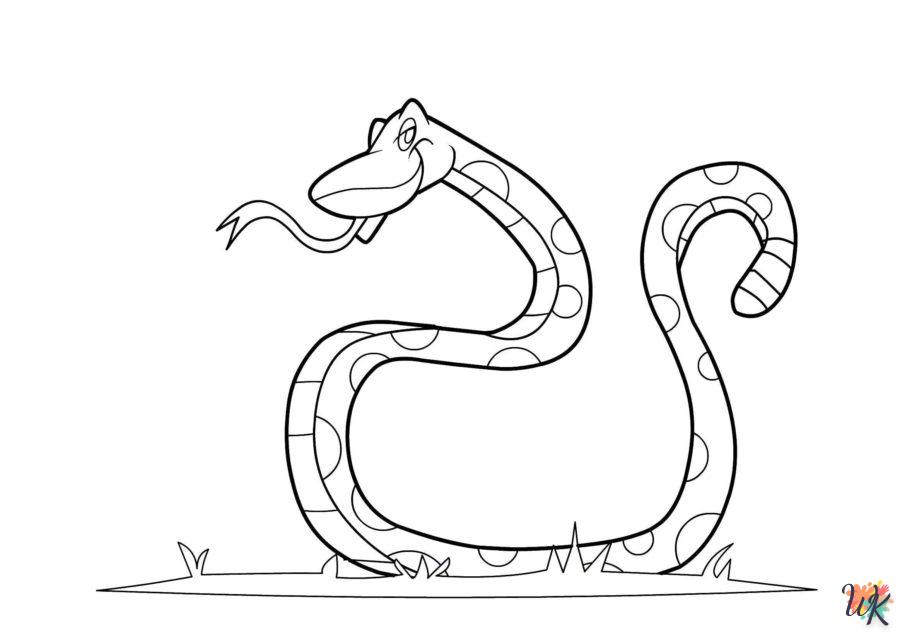 Dibujos para Colorear Serpiente 94