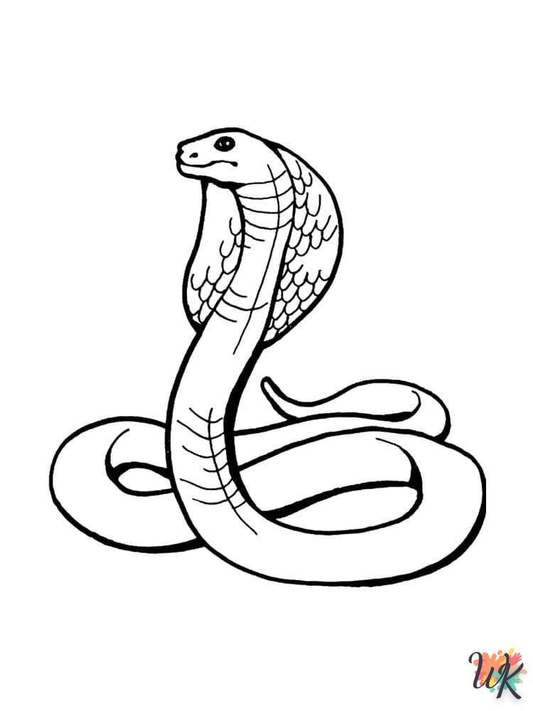 Dibujos para Colorear Serpiente 97