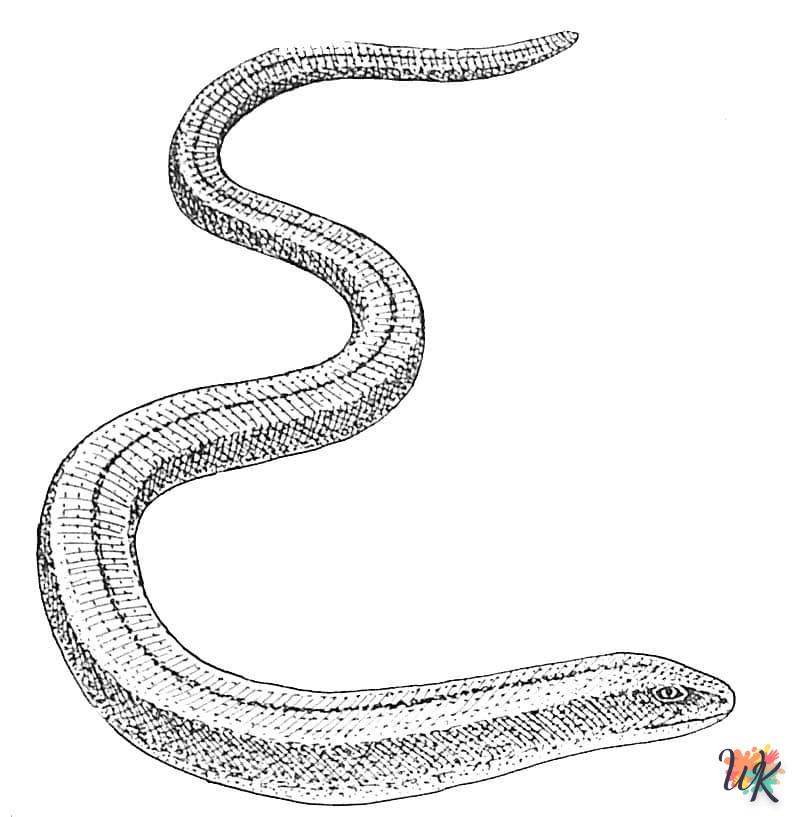 Dibujos para Colorear Serpiente 99