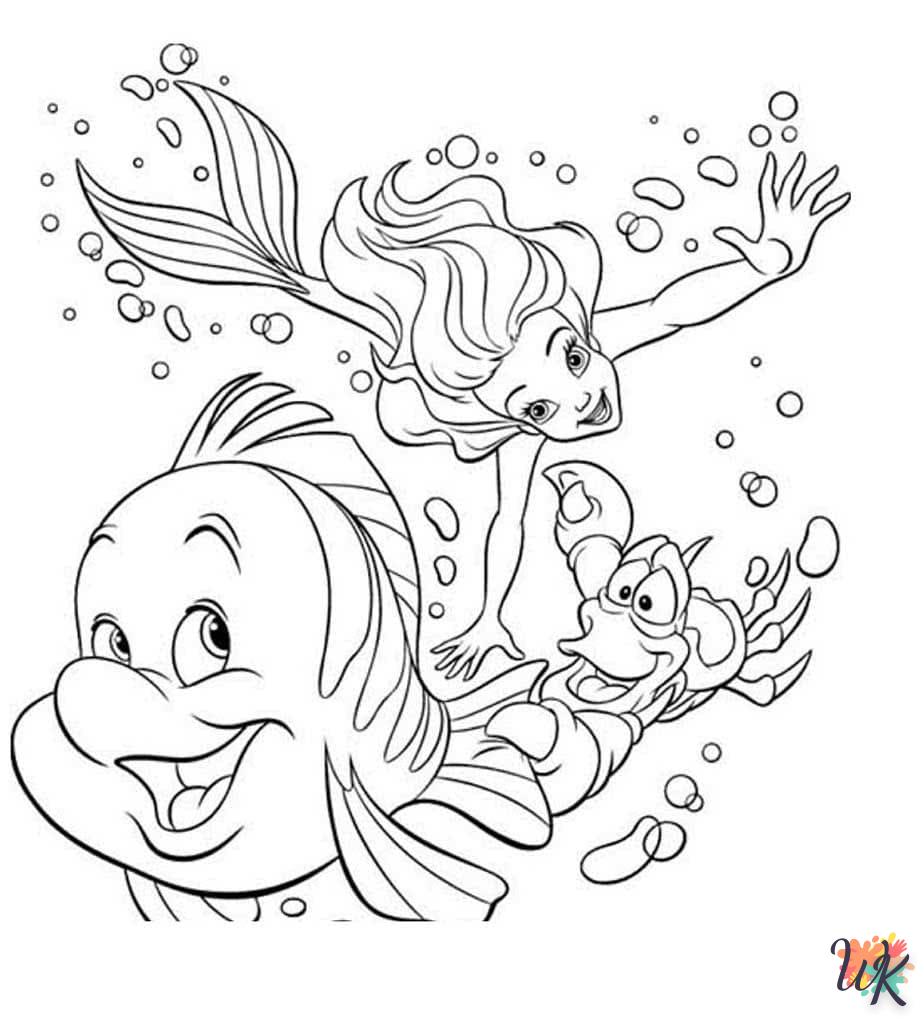 Dibujos para Colorear Sirenas 36