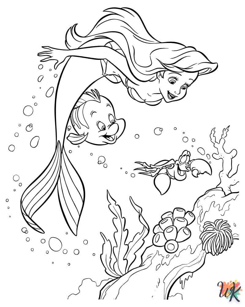 Dibujos para Colorear Sirenas 37
