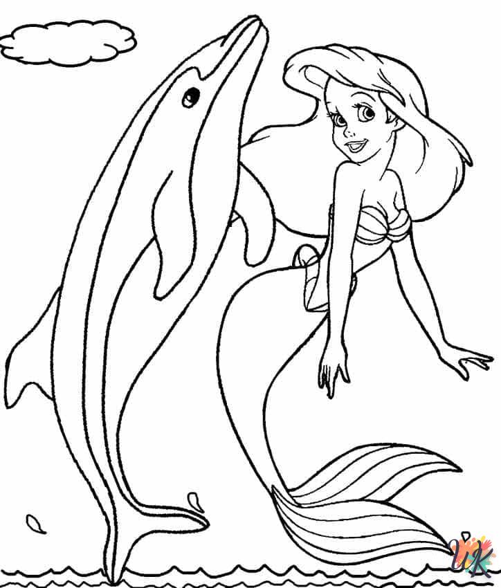 Dibujos para Colorear Sirenas 45