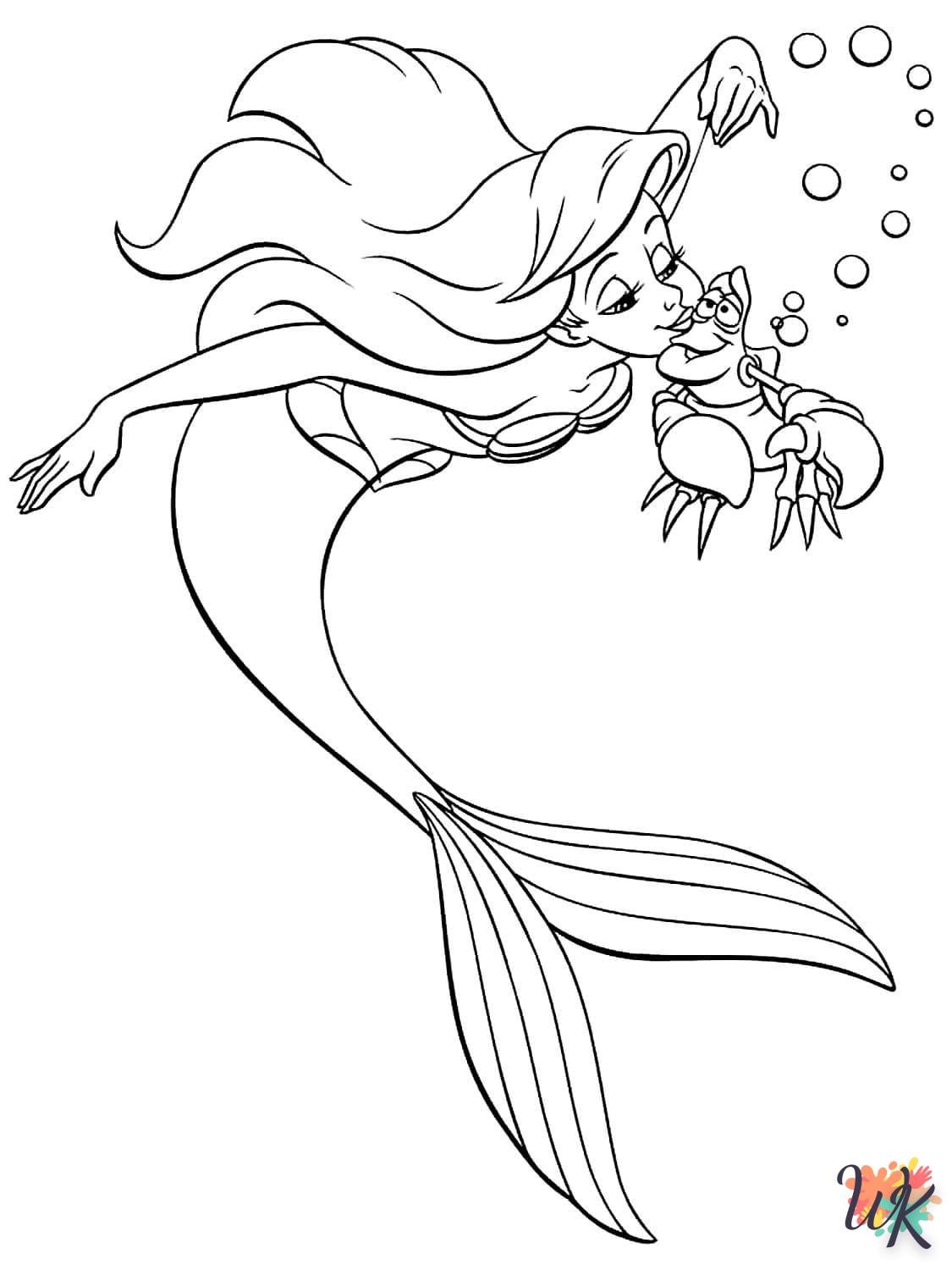 Dibujos para Colorear Sirenas 54