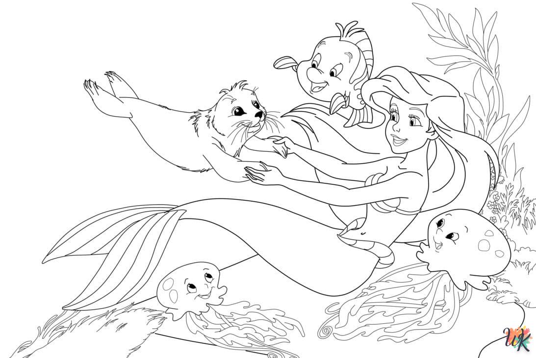 Dibujos para Colorear Sirenas 55