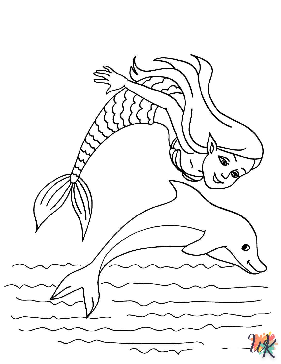 Dibujos para Colorear Sirenas 57