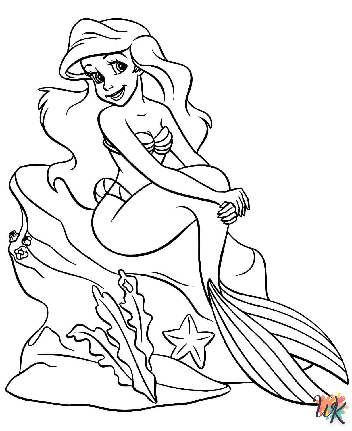 Dibujos para Colorear Sirenas 61