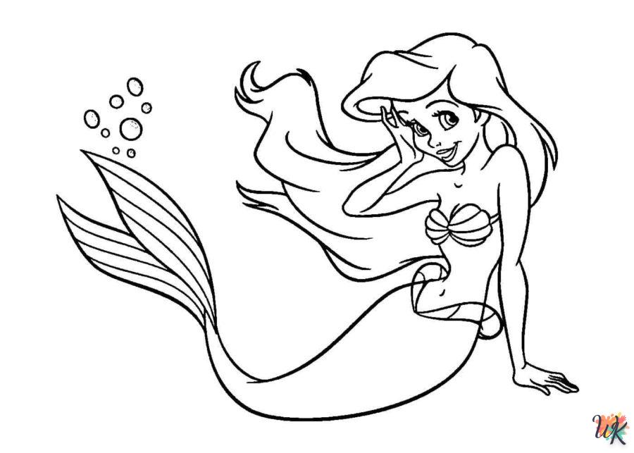Dibujos para Colorear Sirenas 65