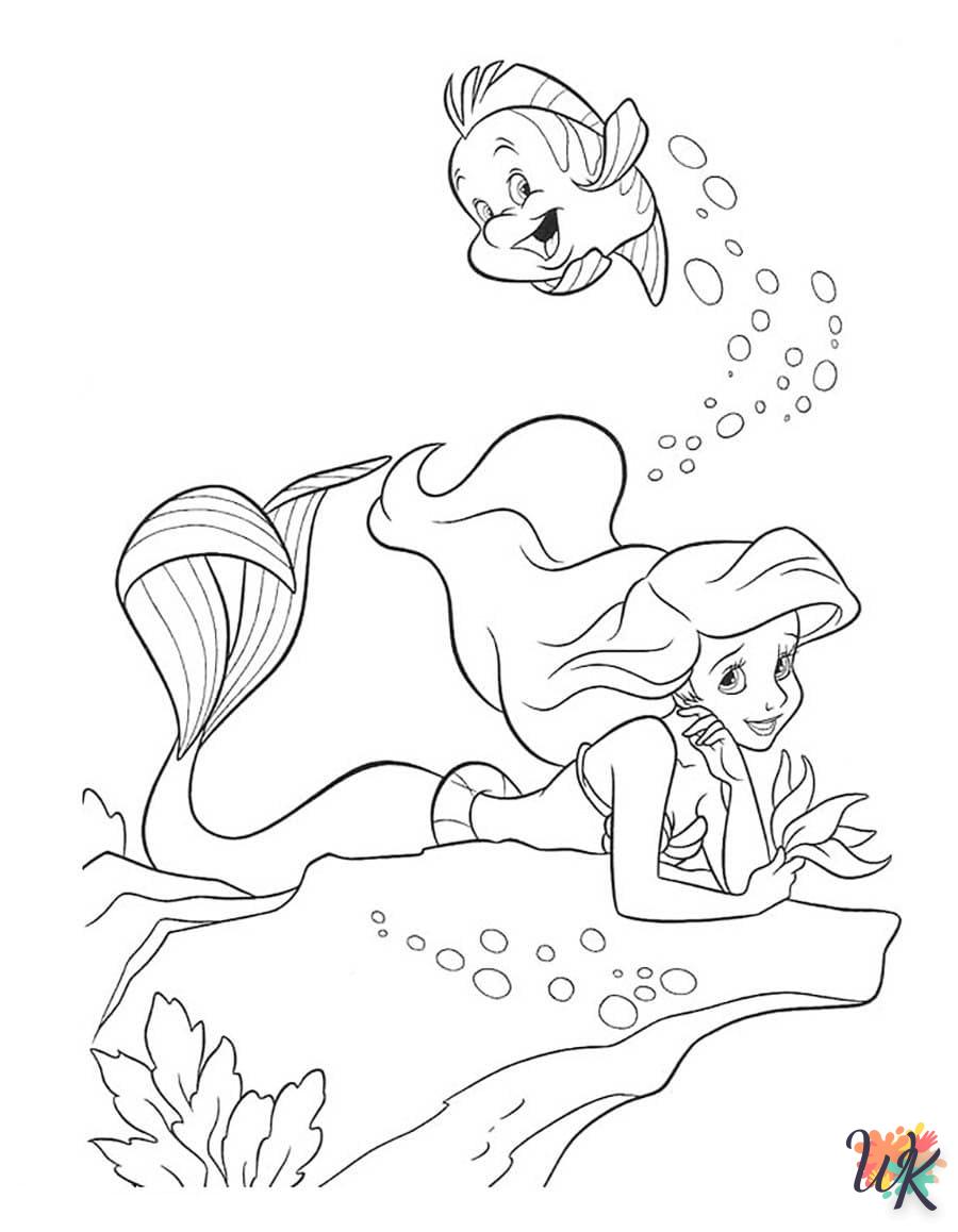 Dibujos para Colorear Sirenas 73