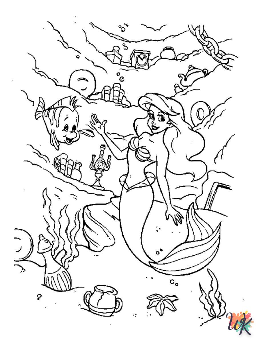 Dibujos para Colorear Sirenas 75