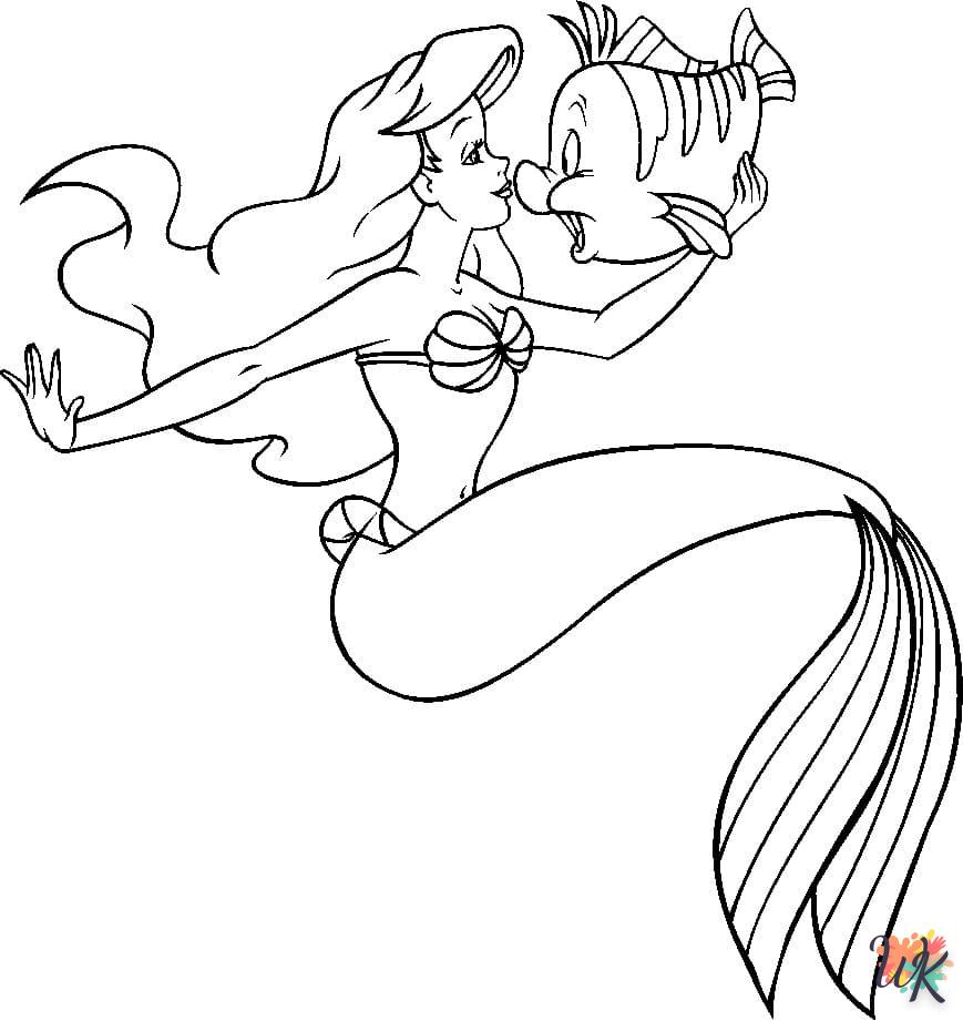 Dibujos para Colorear Sirenas 82