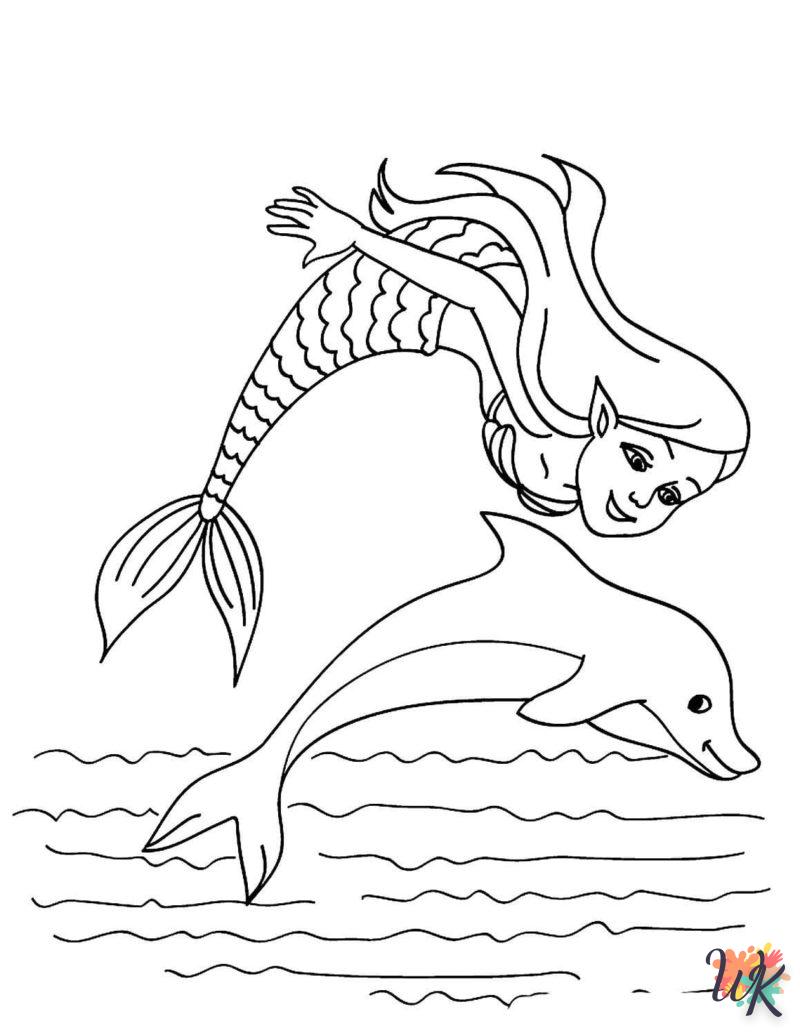 Dibujos para Colorear Sirenas 91