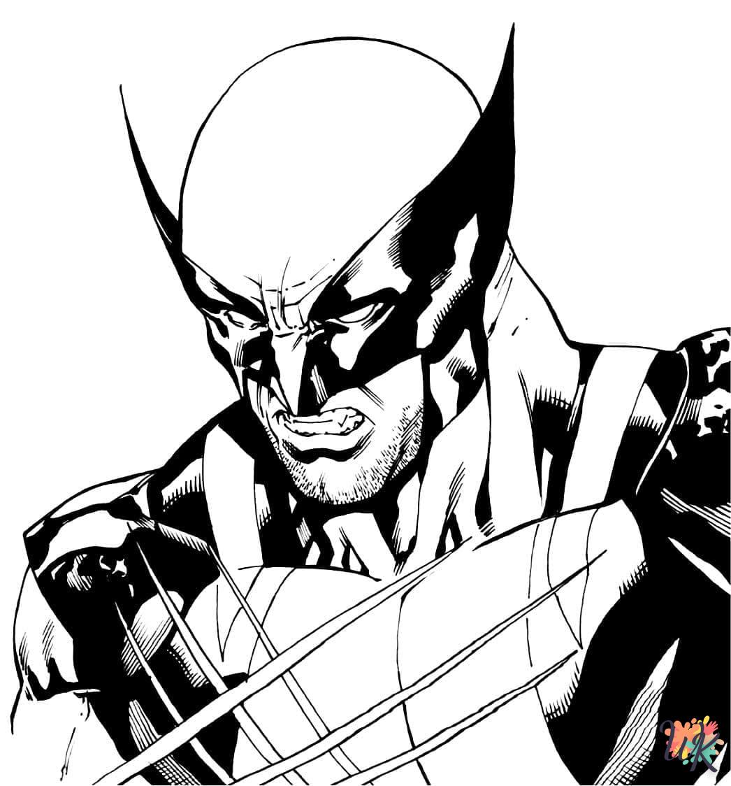 Dibujos para Colorear Wolverine 11