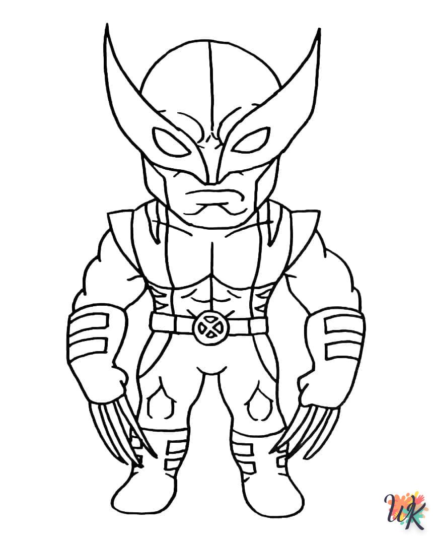 Dibujos para Colorear Wolverine 2