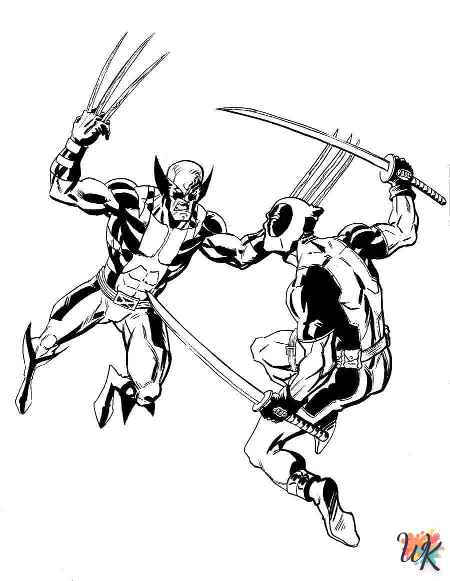 Dibujos para Colorear Wolverine 23