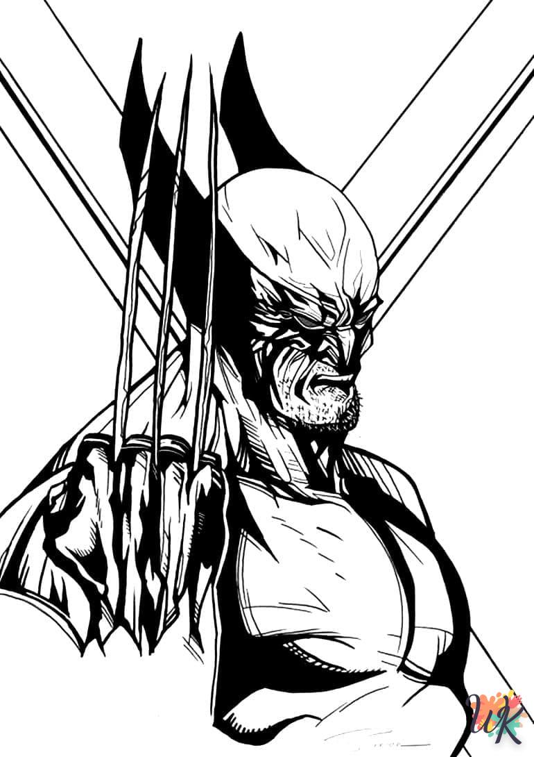 Dibujos para Colorear Wolverine 25