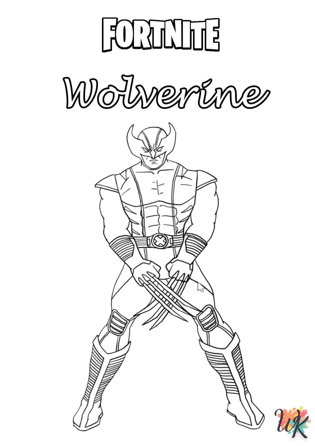 Dibujos para Colorear Wolverine 27