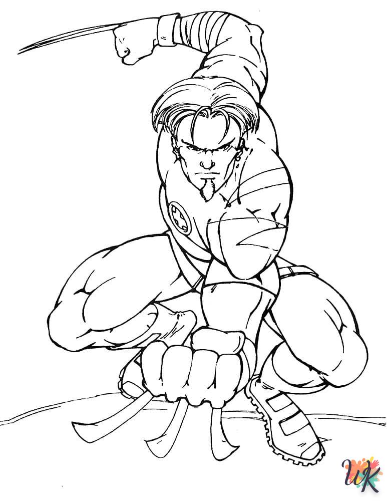 Dibujos para Colorear Wolverine 29