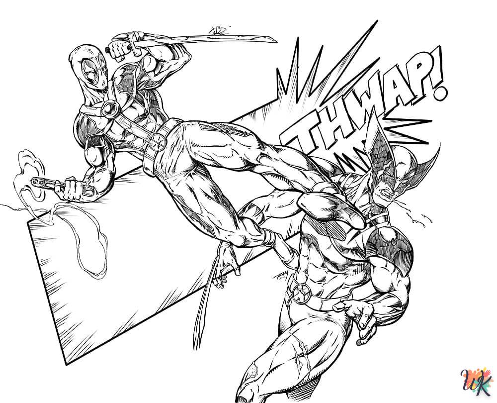 Dibujos para Colorear Wolverine 31