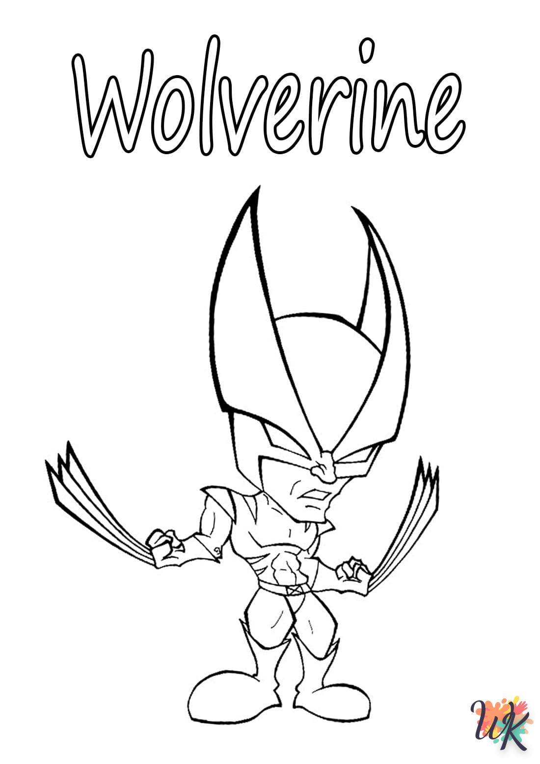 Dibujos para Colorear Wolverine 33