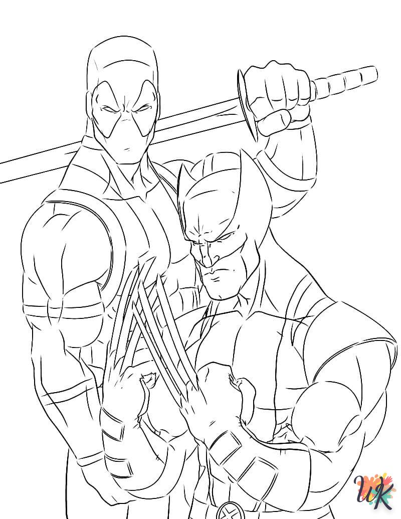 Dibujos para Colorear Wolverine 34