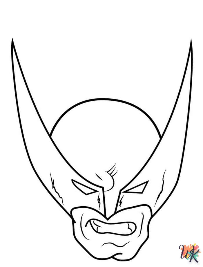 Dibujos para Colorear Wolverine 37