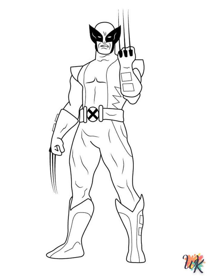 Dibujos para Colorear Wolverine 38