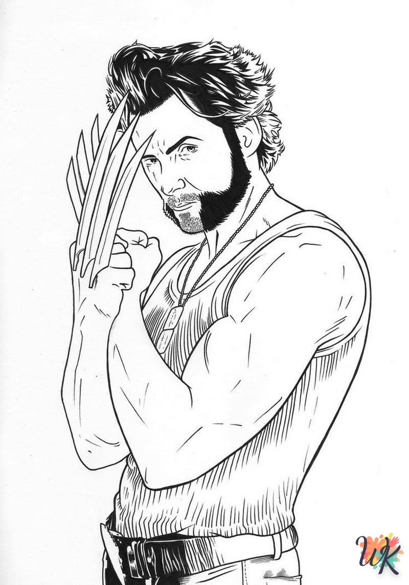 Dibujos para Colorear Wolverine 40